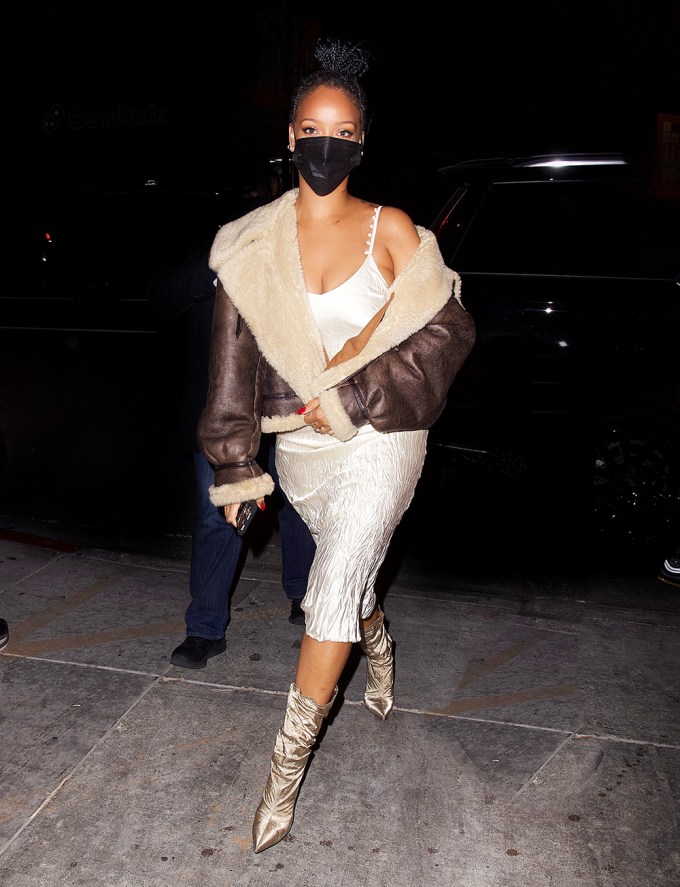 Rihanna Out For Dinner