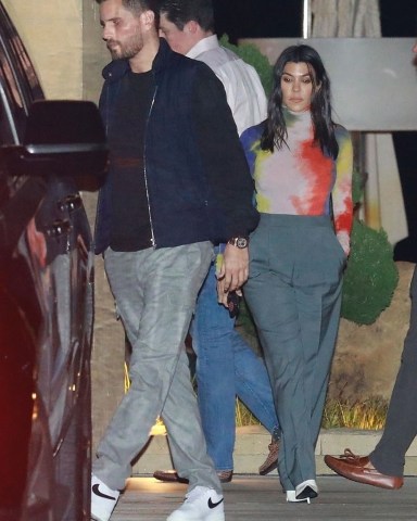 Malibu, CA - *EXCLUSIVE* - Kourtney Kardashian and Scott Disick are seen leaving Nobu after celebrating Jonathan Cheban's birthday in Malibu. Kourtney and Scott left together and Kim Kardashian and Jonathan Cheban left together.Pictured: Kourtney Kardashian, Scott DisickBACKGRID USA 27 FEBRUARY 2019 USA: +1 310 798 9111 / usasales@backgrid.comUK: +44 208 344 2007 / uksales@backgrid.com*UK Clients - Pictures Containing ChildrenPlease Pixelate Face Prior To Publication*