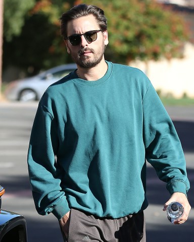 Scott Disick Khloe Kardashian and Scott Disick out and about, Los Angeles, USA - 25 Oct 2019