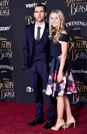 Matthew Lewis and Angela Jones
'Beauty And The Beast' film premiere, Los Angeles, USA - 02 Mar 2017
