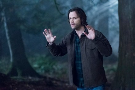 Supernatural-- "Don't Go in the Woods" -- Image Number: SN1416B_0280b.jpg -- Pictured: Jared Padalecki as Sam -- Photo: Dean Buscher/The CW -- Ã‚Â© 2019 The CW Network, LLC.  All Rights Reserved.
