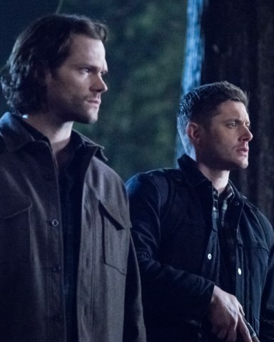 Supernatural -- "Don't Go in the Woods" -- Image Number: SN1416B_0237b.jpg -- Pictured (L-R): Jared Padalecki as Sam and Jensen Ackles as Dean -- Photo: Dean Buscher/The CW -- ÃÂ© 2019 The CW Network, LLC. All Rights Reserved.