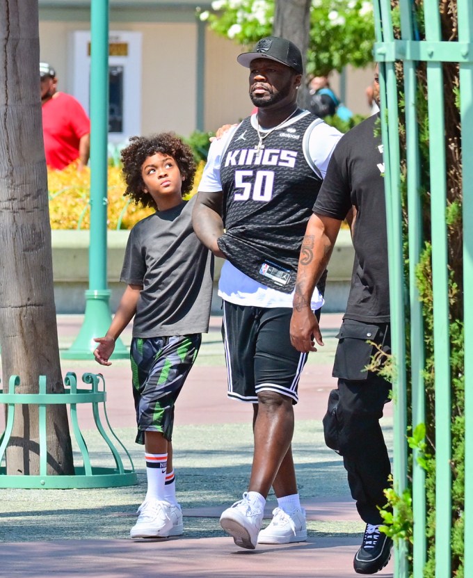 50 Cent with his son Sire