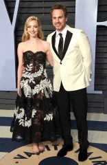 Amanda Seyfried, Thomas Sadoski. Amanda Seyfried, left, and Thomas Sadoski arrive at the Vanity Fair Oscar Party, in Beverly Hills, Calif
90th Academy Awards - Vanity Fair Oscar Party, Beverly Hills, USA - 04 Mar 2018