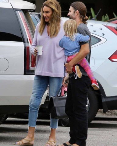 Malibu, CA  - *EXCLUSIVE*  - Caitlyn Jenner chats with her son Brandon after grabbing breakfast. Brandon brought along his daughter Eva who seems a little rambunctious while Caitlyn and Brandon chat outside of their car.Pictured: Caitlyn Jenner, Brandon Jenner, Eva James JennerBACKGRID USA 20 AUGUST 2017 BYLINE MUST READ: BENS / BACKGRIDUSA: +1 310 798 9111 / usasales@backgrid.comUK: +44 208 344 2007 / uksales@backgrid.com*UK Clients - Pictures Containing ChildrenPlease Pixelate Face Prior To Publication*