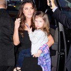Bristol Palin arrives at Good Morning America with her daughter