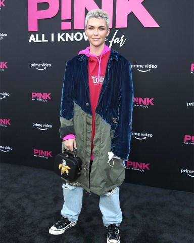 Ruby Rose attends Amazon Studios "Pink: All I Know So Far" Premiere on Monday, May 12, 2021 at the Hollywood Bowl in Los Angeles.
Amazon Studios 'Pink: All I Know So Far' Premiere, Los Angeles, California, USA - 17 May 2021