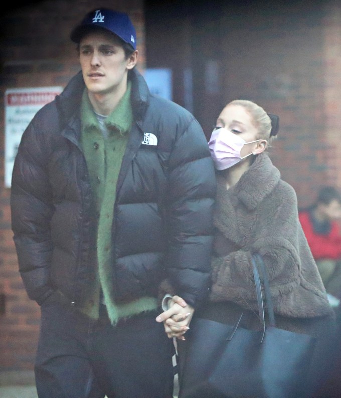 Ariana Grande with her husband