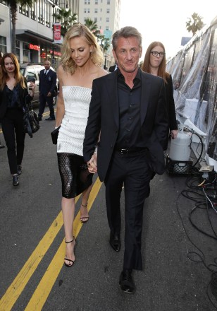 Charlize Theron and Sean Penn seen at the Warner Bros. premiere of "Mad Max: Fury Road", in Los Angeles
Warner Bros. Premiere of "Mad Max: Fury Road", Los Angeles, USA