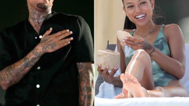 Chris Brown Mad Karrueche Tran