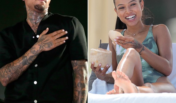 Chris Brown Mad Karrueche Tran