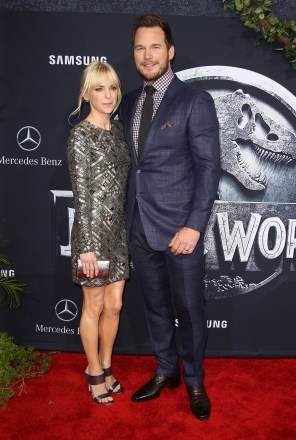 Anna Faris and Chris Pratt
'Jurassic World' film premiere, Los Angeles, America - 09 Jun 2015