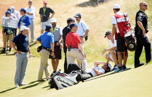 [video] Jason Day Falls At U S Open — Collapses During