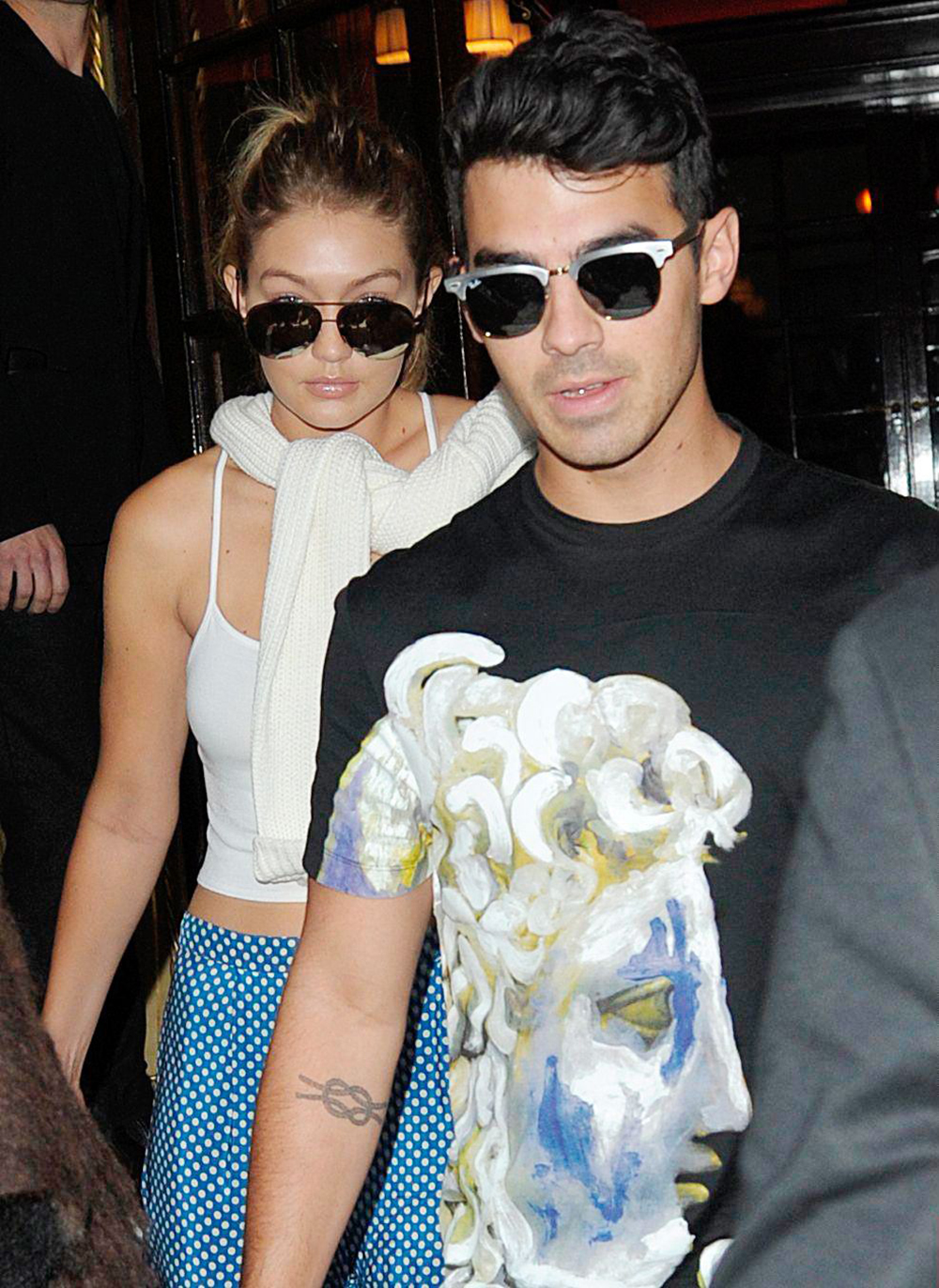 Joe Jonas and Gigi Hadid out and about, Paris, France - 27 Sep 2015