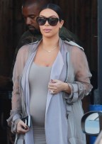 Kim Kardashian and Kanye West out and about, Los Angeles, Ameryka-28 Sep 2015