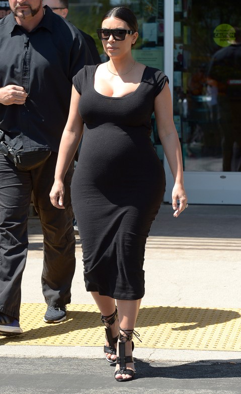 Kim Kardashian’s Baby Bump: Pics Of Reality Star’s Pregnant Belly ...