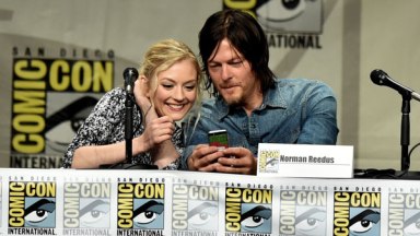 norman reedus response dating emily kinney