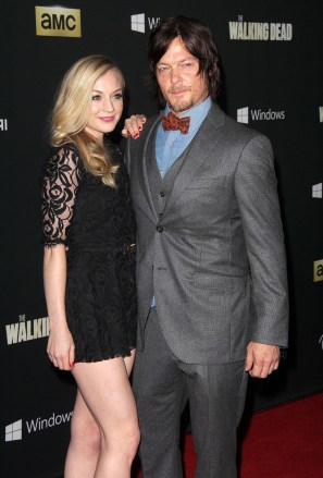 Emily Kinney and Norman Reedus
'The Walking Dead' Fourth Season Premiere, Los Angeles, America - 03 Oct 2013