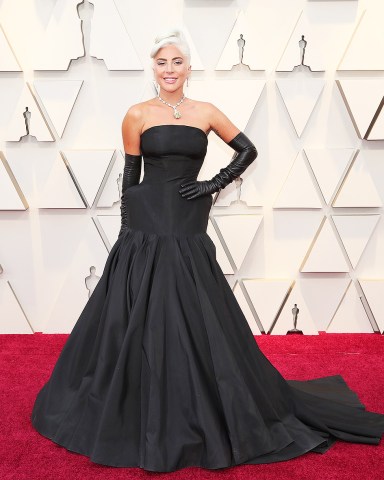 Lady Gaga91st Annual Academy Awards, Arrivals, Los Angeles, USA - 24 Feb 2019Wearing Alexander McQueen, Custom