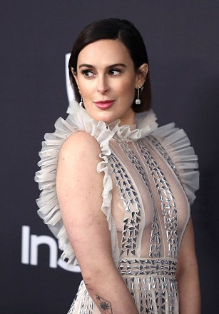 Rumer Willis arrives at the InStyle and Warner Bros. Golden Globes afterparty at the Beverly Hilton Hotel, in Beverly Hills, Calif
76th Annual Golden Globe Awards - InStyle and Warner Bros. Afterparty, Beverly Hills, USA - 06 Jan 2019
