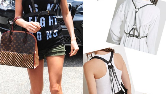 taylor swift harness belt backwards