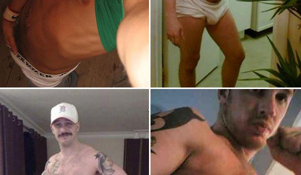 Tom Hardy Old Myspace Pics Surface Online Shirtless Selfies Duck Face Hollywood Life