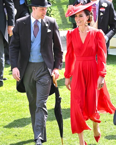 Prince William and Catherine Princess of Wales
Royal Ascot, Day Four, Horse Racing, Ascot Racecourse, Berkshire, UK - 23 Jun 2023