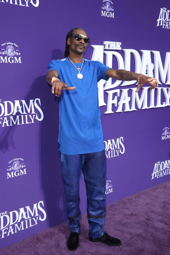 Snoop Dogg At ‘The Addams Family’ Premiere