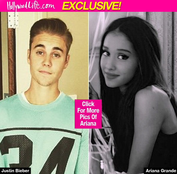 Justin Bieber Supports Ariana Grande
