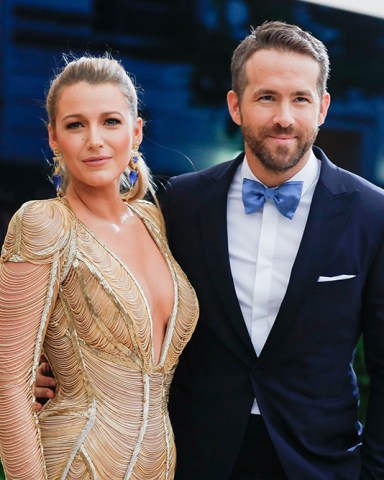 Blake Lively, Ryan Reynolds
The Costume Institute Benefit celebrating the opening of Rei Kawakubo/Comme des Garcons: Art of the In-Between, Arrivals, The Metropolitan Museum of Art, New York, USA - 01 May 2017