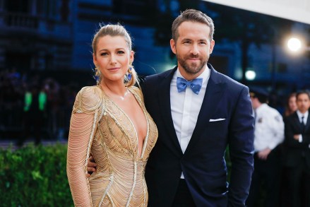 Blake Lively, Ryan Reynolds
The Costume Institute Benefit celebrating the opening of Rei Kawakubo/Comme des Garcons: Art of the In-Between, Arrivals, The Metropolitan Museum of Art, New York, USA - 01 May 2017