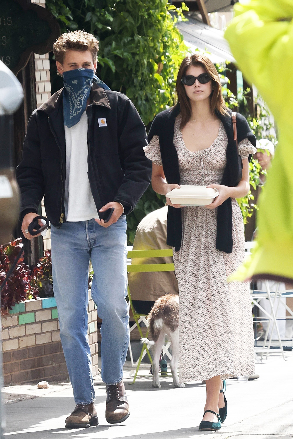 *EXCLUSIVE* Austin Butler and Kaia Gerber get cozy stepping out for lunch in Los Feliz!