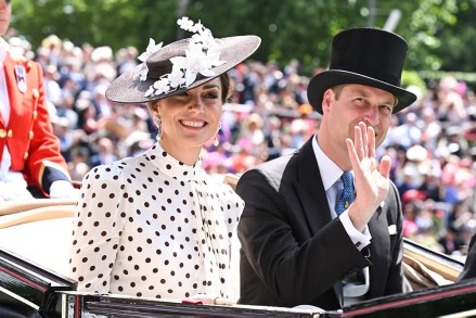 Catherine Duchess of Cambridge and Prince William
Royal Ascot, Day Four, Horse Racing, Ascot Racecourse, Berkshire, UK - 17 Jun 2022