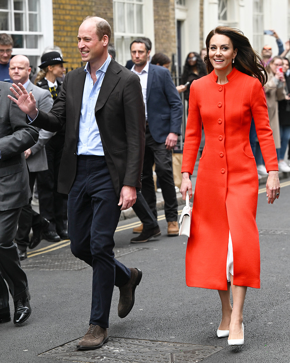 Prince William and Catherine Princess of Wales visit to the Dog & Duck Pub, Soho, London, UK - 04 May 2023