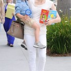 Kelly Rutherford and son Hermes on their way to Madeo Restaurant, Beverly Hills, Los Angeles, America - 02 Jun 2010