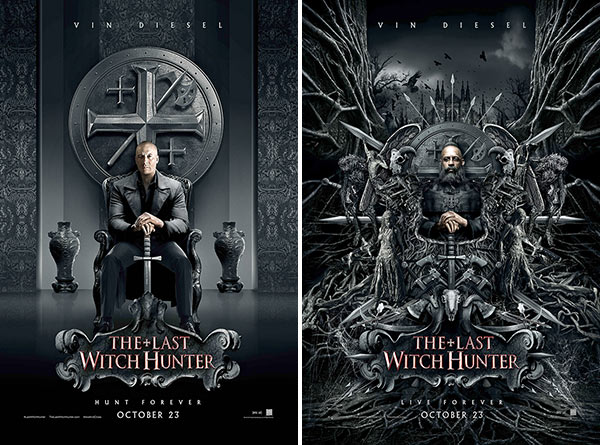 The Last Witch Hunter Posters See Vin Diesel S Major Transformations Hollywood Life