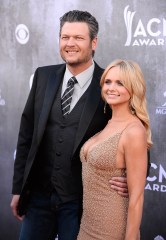 Blake Shelton, left, and Miranda Lambert arrive at the 49th annual Academy of Country Music Awards at the MGM Grand Garden Arena, in Las Vegas
49th Annual Academy of Country Music Awards - Arrivals, Las Vegas, USA