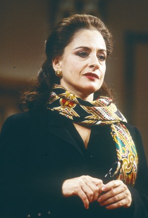 Editorial use onlyMandatory Credit: Photo by Alastair Muir/Shutterstock (10629536b)Patti Lupone'Masterclass' Play performed in Queen's Theatre, London, UK 1997 - 30 Apr 2020
