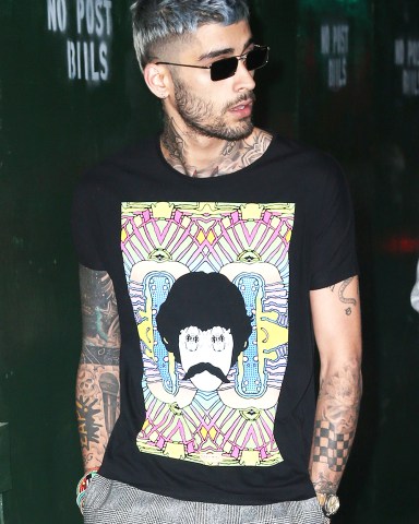 Zayn MalikZayn Malik out and about, New York, USA - 28 Jun 2018Zayn Malik in New York City WEARING WRANGLER X PETER MAX T-SHIRT