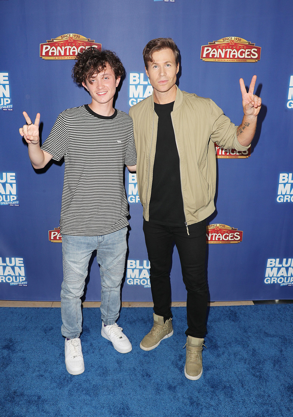 Blue Man Group in concert at the Hollywood Pantages Theatre, Arrivals, Los Angeles, USA - 26 Sep 2019