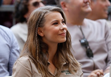 Bindi Irwin attends the ceremony honoring Steve Irwin with a posthumous star on the Hollywood Walk of Fame, in Los Angeles
Steve Irwin Honored with a Star on the Hollywood Walk of Fame, Los Angeles, USA - 26 Apr 2018
