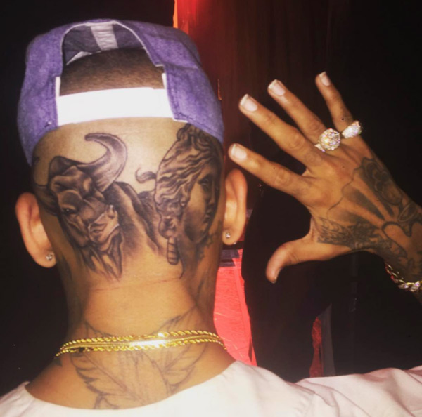 Chris Brown battered woman tattoo not Rihanna | National Post
