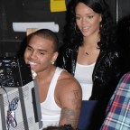 Chris Brown, Rihanna and Lil Mama 'Shawty Get Loose' on set filming, Miami, USA - 28 Dec 2007