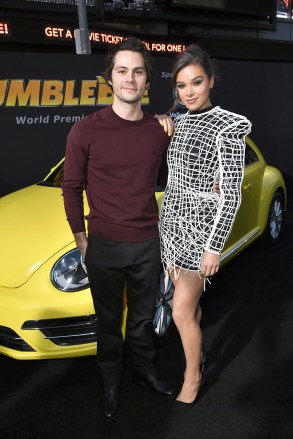 Dylan O'Brien and Hailee Steinfeld
'Bumblebee' film premiere, Arrivals, Los Angeles, USA - 09 Dec 2018