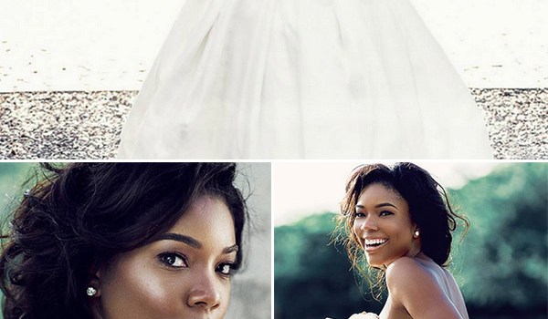 gabrielle union wedding dress pics