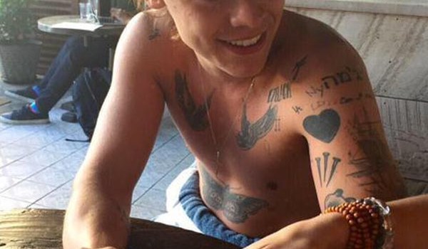 Harry Styles Broken Heart Tattoo