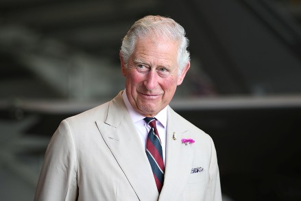 Britain's Prince Charles visit to 617 Squadron, the UK's first F-35 Lightning Squadron based at RAF Marham, Kings Lynn, in Norfolk, July 27, 2018.
Prince Charles visit to the 617 Squadron, Norfolk, UK - 27 Jul 2018