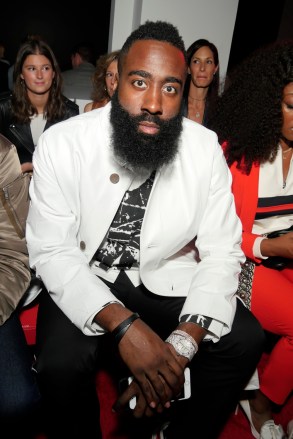 James Harden in the front row
Calvin Klein show, Front Row, Spring Summer 2019, New York Fashion Week, USA - 11 Sep 2018