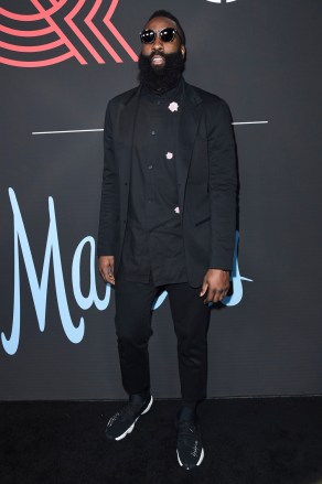 James Harden attends 2018 All-Stars in Los Angeles GQ Celebration at the NoMad Hotel on Saturday, Feb.18, 2018, in Los Angeles
2018 All-Stars in GQ Celebration, Los Angeles, USA - 17 Feb 2018