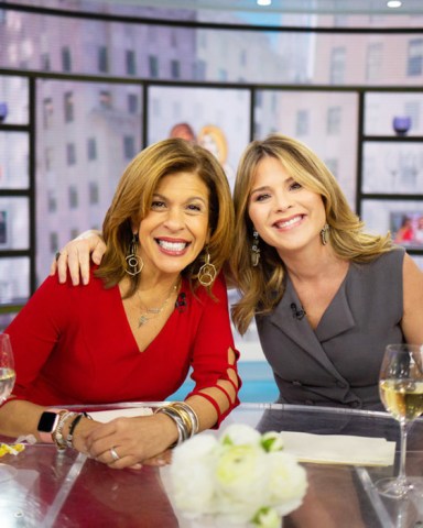 TODAY -- Pictured: Hoda Kotb and Jenna Bush Hager on Monday, January 28, 2019 -- (Photo by: Nathan Congleton/NBC)